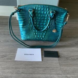 Brahmin Duxbury Satchel Peacock Melbourne